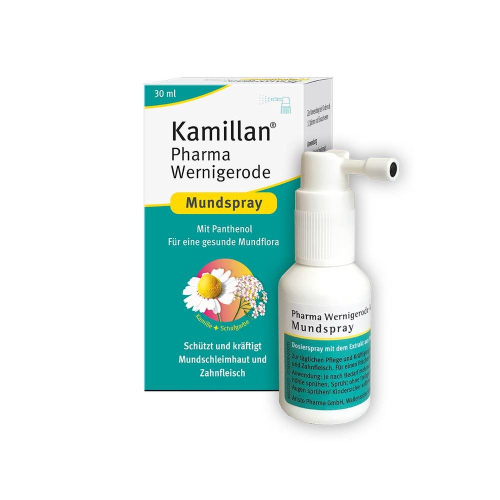aristo pharma kamillan mundspray 30ml Camillan® oral spray strengthens, protects and soothes irritations.