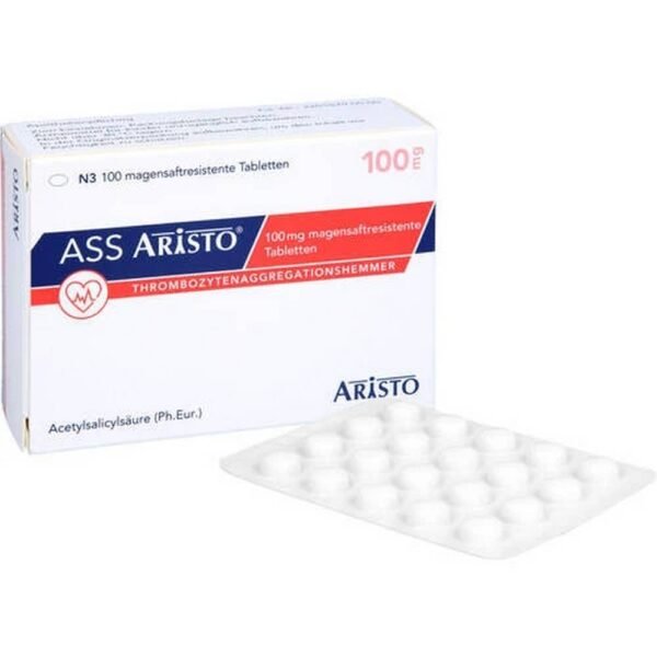 ASS Aristo is used to reduce the risk of blood clots.