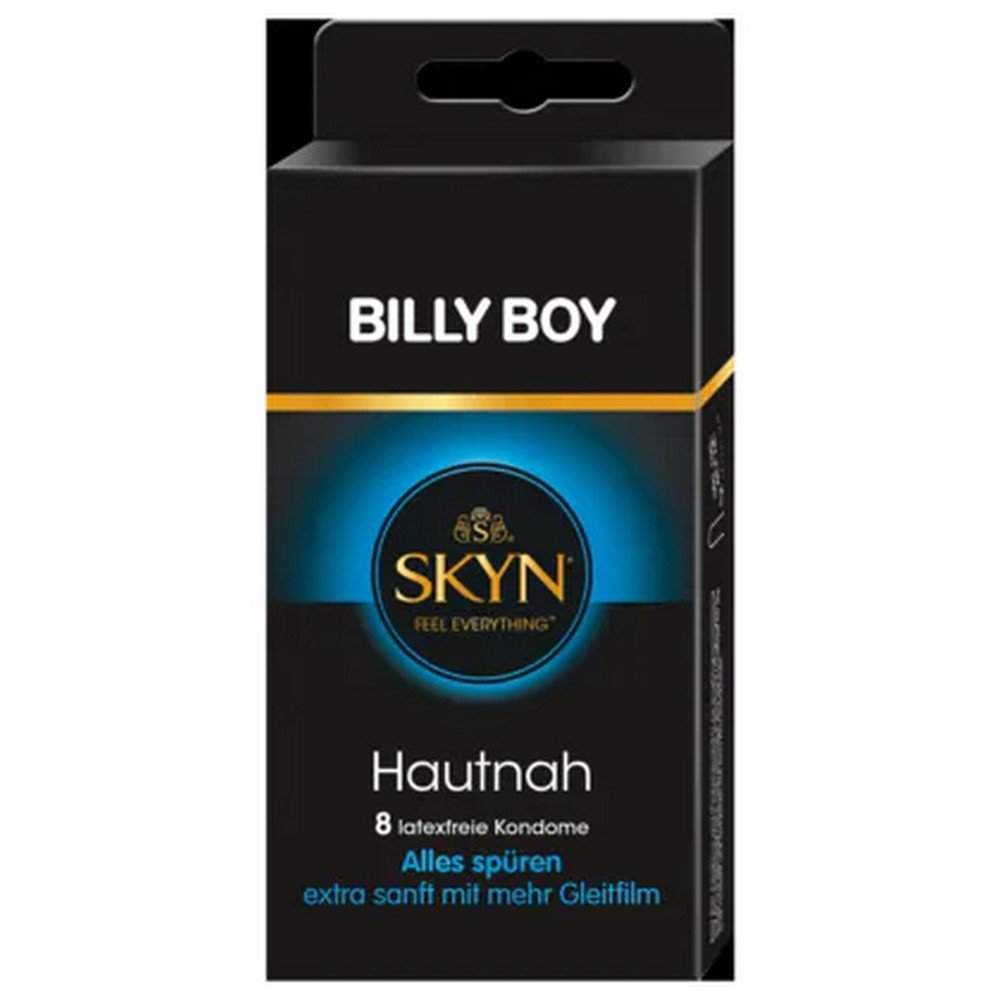 billy boy skyn up close extra moist 8 pcs Les préservatifs BILLY BOY SKYN Hautnah sont fabriqués à partir de polyisoprène, un matériau qui ne contient pas de latex de caoutchouc naturel. La plus haute qualité combinée à la technologie révolutionnaire SKYNFEEL™.