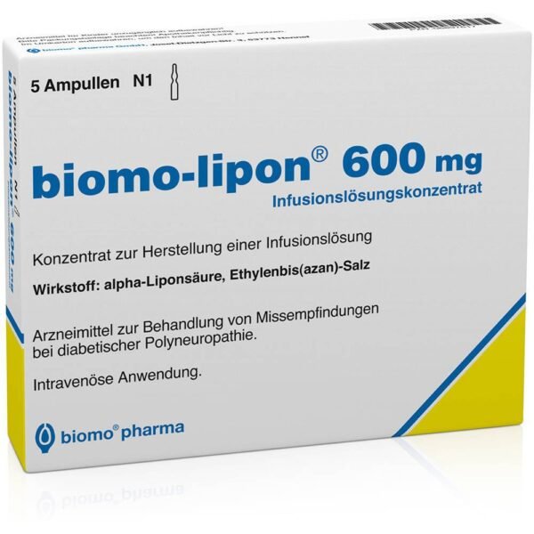 Biomo-Lipon for the treatment of abnormal sensations in diabetic polyneuropathy.