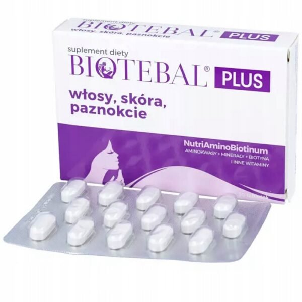 Biotebal Plus is a nutritional supplement that strengthens skin, hair and nails, intended for daily use.