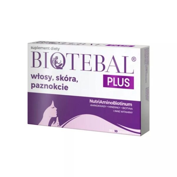 Biotebal Plus is a nutritional supplement that strengthens skin, hair and nails, intended for daily use.