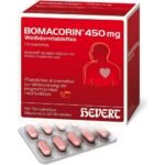 Bomacorin high doses of hawthorn extract for decreased cardiac activity.