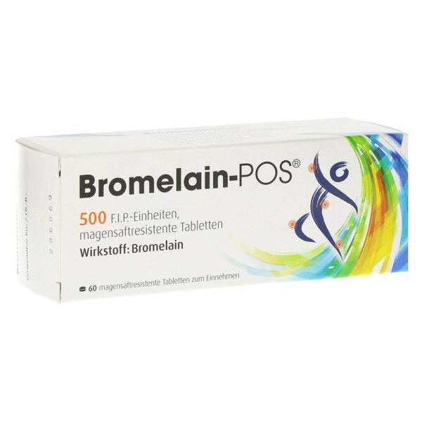 Bromelain-POS® is a herbal medicine used as an adjunctive treatment for acute swelling and bruising following surgery and trauma, especially of the nose and sinuses.