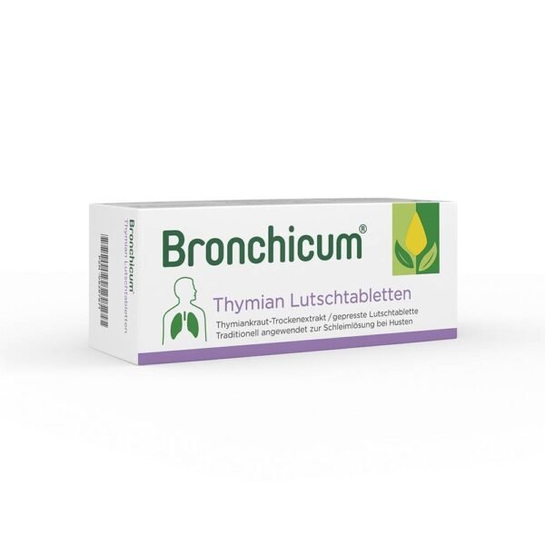 Bronchicum ® Thyme Lozenges are used to support mucus resolution in coughs associated with colds.