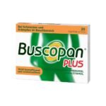 PLUS. Buscopan® PLUS was developed to relax the muscles of the gastrointestinal tract and thereby relieve abdominal pain and spasms.