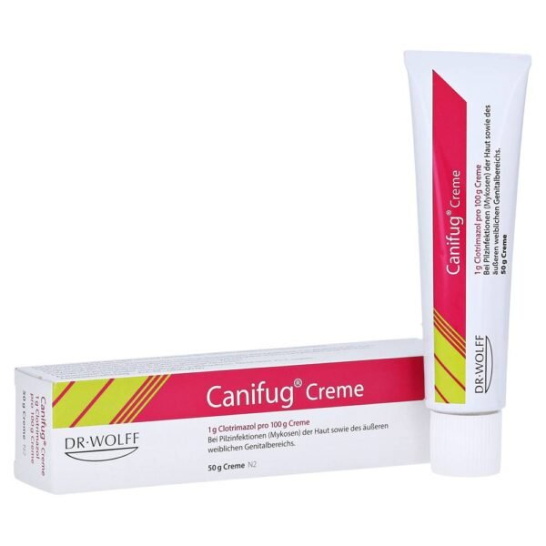 Canifug is an antifungal agent used for vaginal infections caused by yeast fungi.