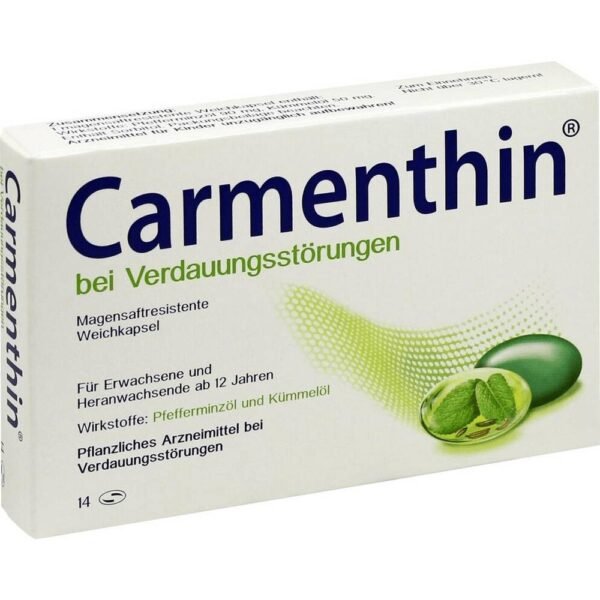 Carmentin® relieves abdominal cramps with peppermint and caraway.