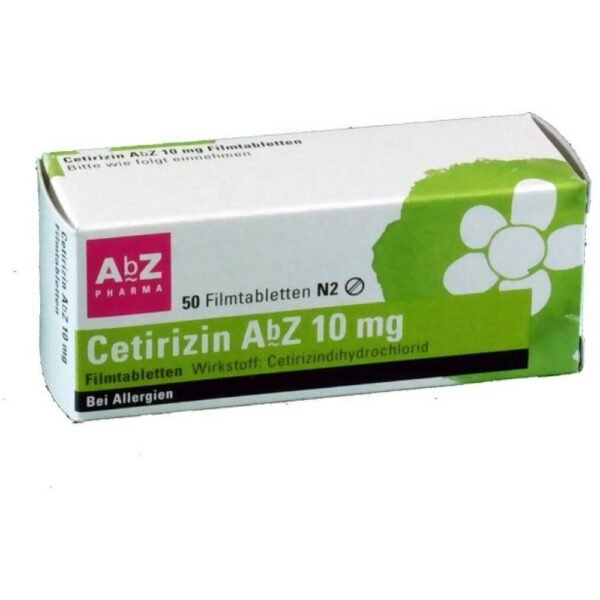 Cetirizine AbZ relief of nasal and ocular symptoms of seasonal and perennial allergic rhinitis.
