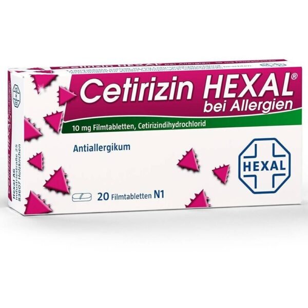 Cetirizine HEXAL® for allergies is a fast-acting and powerful anti-allergic drug used for hay fever and itchy skin rashes.