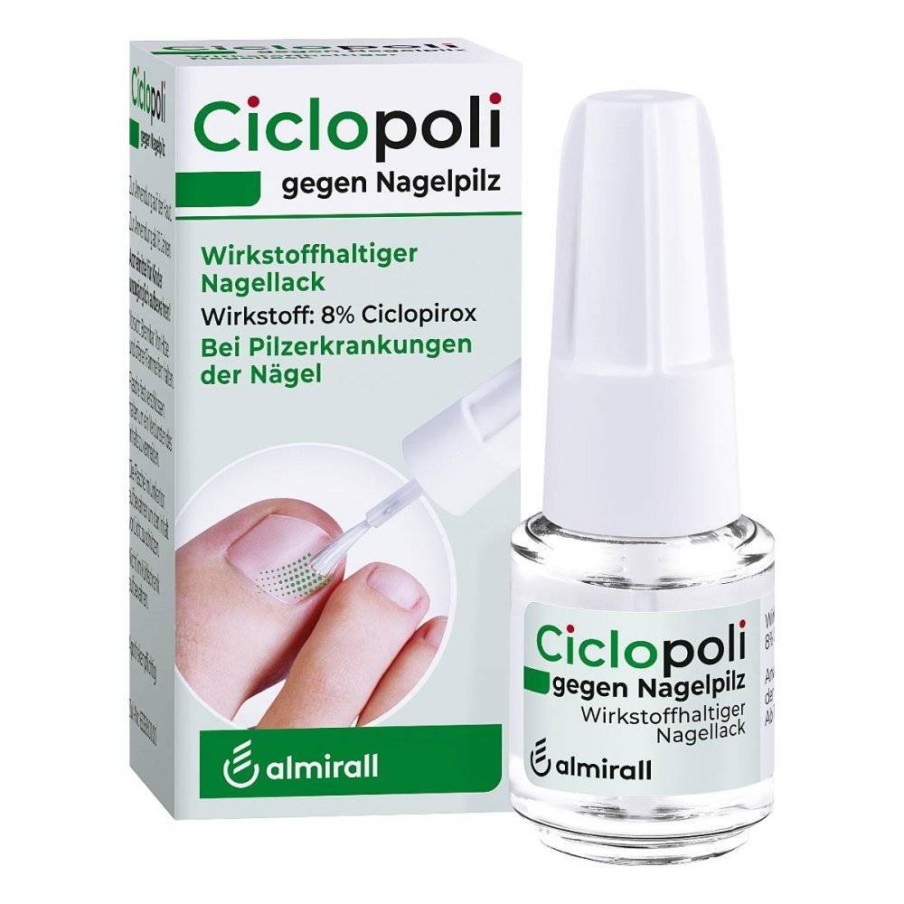 ciclopoli gegen nagelpilz 33 ml Cyclopoly is a medical nail polish of water-soluble generation for the treatment of nail fungus.