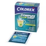 Coldrex Complex Grip Sachet, in the form of sachets dissolved in water, is indicated for short-term, specific relief of symptoms associated with colds and flu, such as pain, headache, rhinitis, sore throat, chills and fever, as well as relief from expectoration. productive cough.