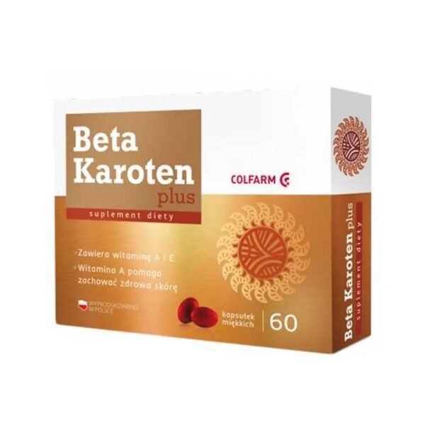 Beta Karoten Plus dietary supplement was created to support healthy skin, hair and nails, as well as the proper functioning of the immune system.