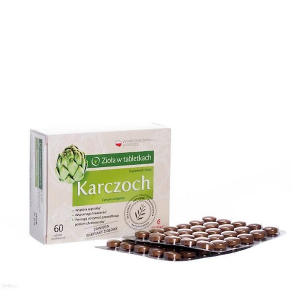 Colfarm Artichoke Herbs dietary supplement contains artichoke extract which supports the digestive system (digestive system and intestines) and fat digestion.