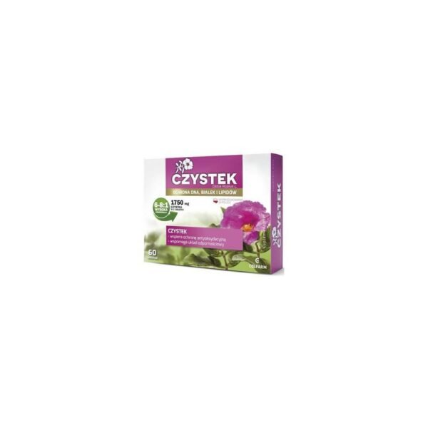Czystek is a dietary supplement in capsule form containing cistus.