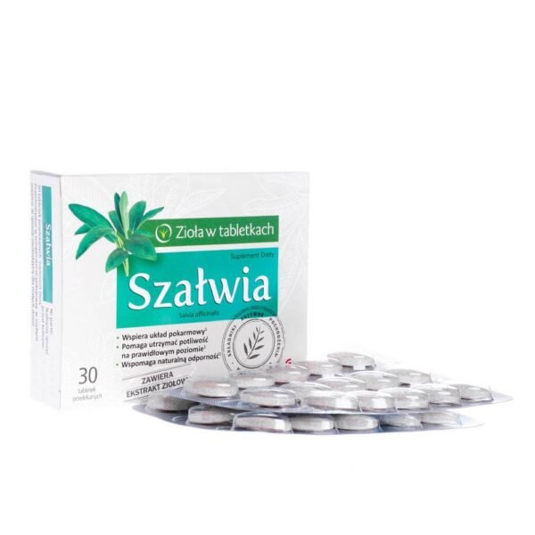 Sage is a dietary supplement that supports the digestive system.