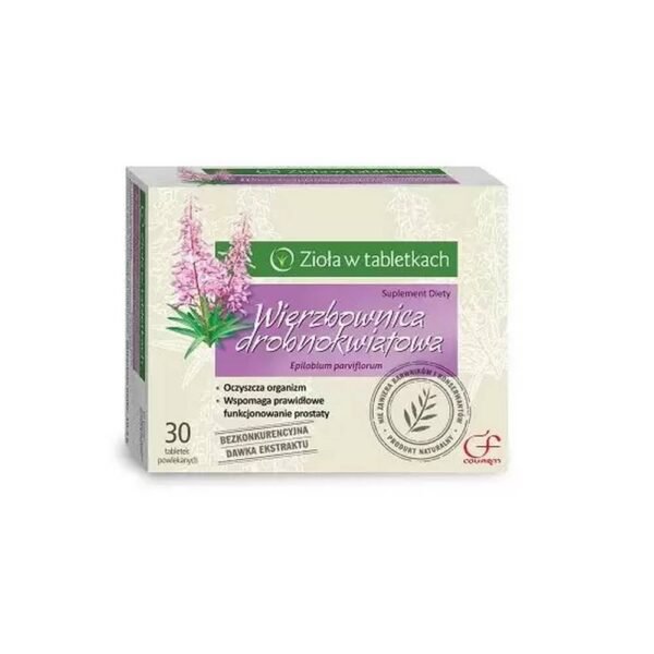 Colfarm Willowherb is a dietary supplement intended for daily use to support the proper functioning of the prostate and urinary system.