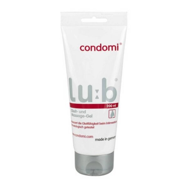 Instructions for use for the CONDOMI Lub lubricant and massage gel, 200 ml