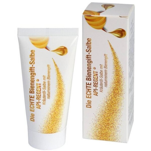 ointments with bee venom API-REGENT® stimulate blood circulation, increase the supply of nutrients to the joint tissues and thereby promote joint restoration.