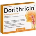 Dorithricin Classic for the symptomatic treatment of infections of the mouth and throat, accompanied by sore throat and difficulty swallowing.