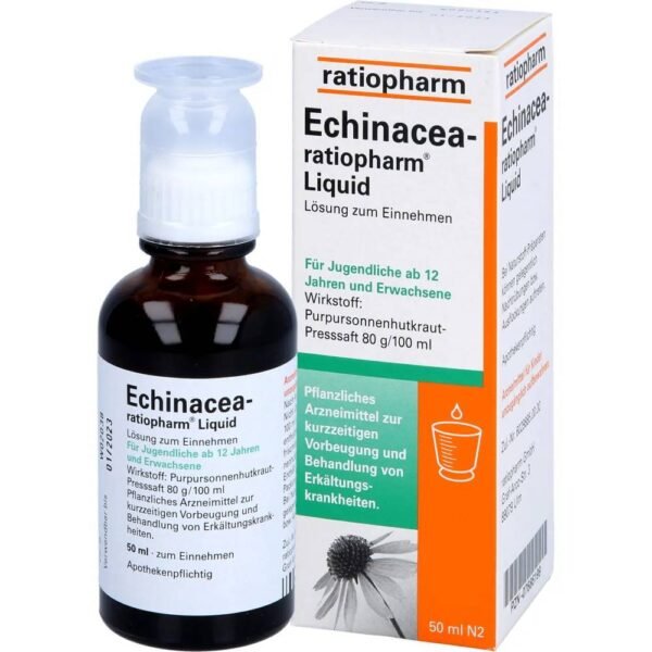 Echinacea Ratiopharm Liquidum is a product that supports the immune system in case of colds.