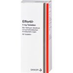 Effortil helps with functional (i.e. without detectable organic diseases) circulatory disorders and low blood pressure.