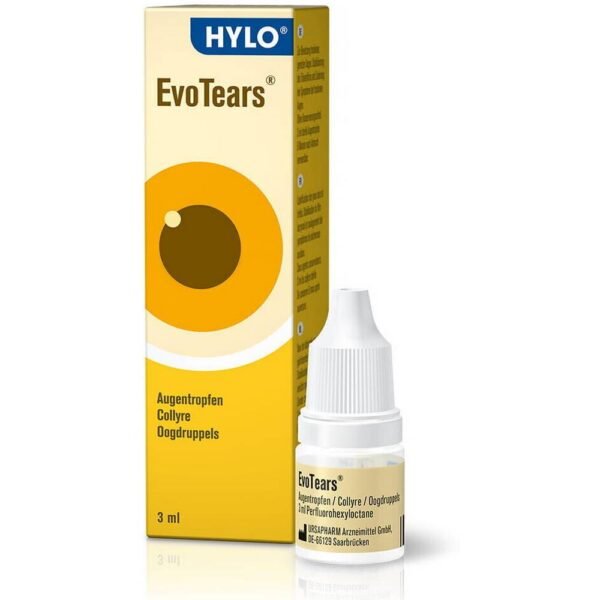 EvoTears® are harmless drops intended for the treatment of dry eyes.