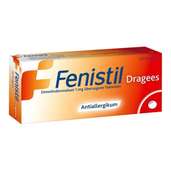 Fenistil in allergic diseases relieves symptoms such as redness and swelling, watery eyes, swelling of the mucous membranes of the nose, sneezing, nasal discharge and shortness of breath.
