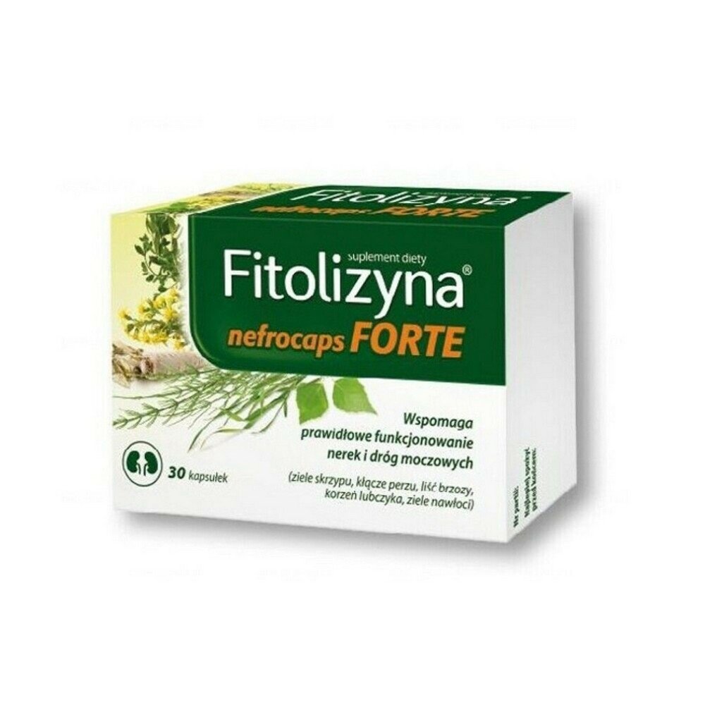fitolizyna forte nefrocaps 30 kaps Phytolysin nephrocaps FORTE is a dietary supplement, which is a unique composition of 7 concentrated plant extracts standardized for flavonoid content.