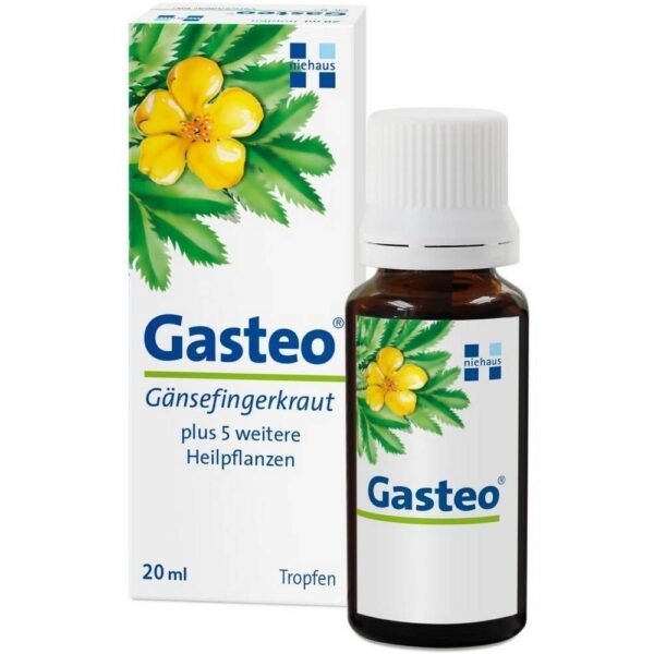 Gasteo® Stomach Drops is a traditional herbal remedy that naturally relieves bloating, abdominal pain, stomach pain, flatulence, nausea, heartburn and other mild digestive disorders.