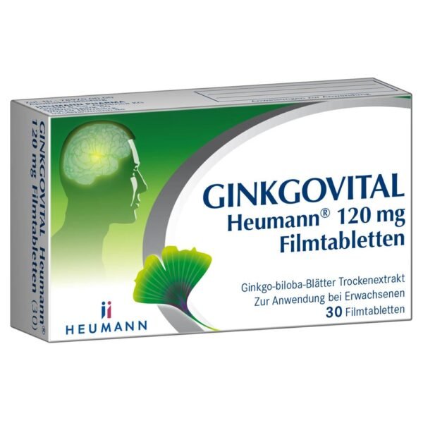 GINKGO VITAL Heumann for improving age-related cognitive impairment and quality of life in mild dementia.