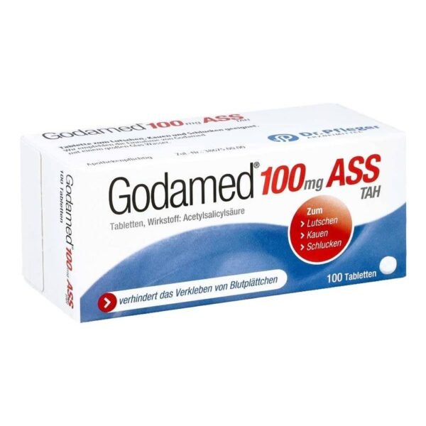 Godamed 100 Takh d to prevent platelet aggregation and accumulation.