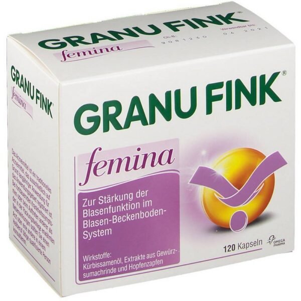 Granu FINK femina has a complex strengthening effect on the function of the bladder and the bladder-pelvic floor system.