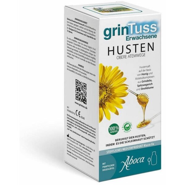 GrinTuss Erwachsene protects the upper respiratory tract and relieves irritation.