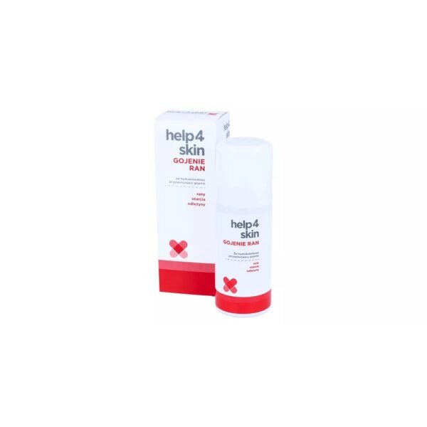 Help4Skin Wound Healing is a hydrocolloid gel that accelerates the healing of dry and wet wounds such as surgical wounds, bedsores, abrasions and leg ulcers.