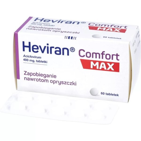 Geviran Comfort MAX is a drug in tablet form that prevents relapses of herpes simplex in adults with normal immunity.