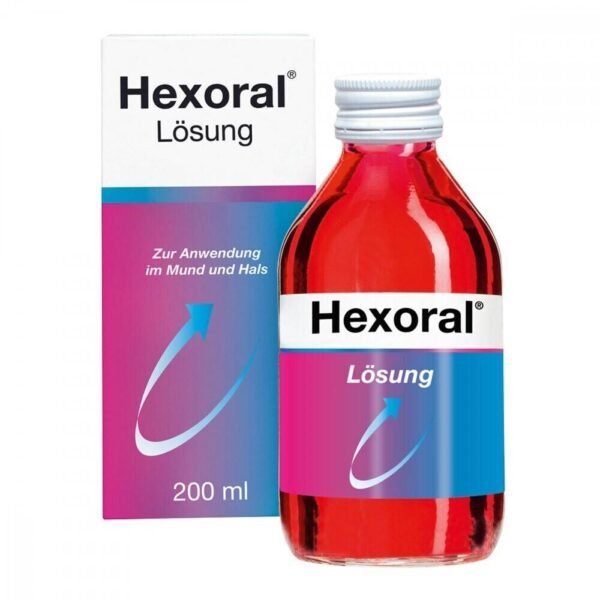 Hexoral fights harmful bacteria and germs with a triple effect.