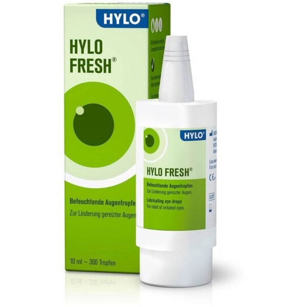 HYLO-FRESH is a preservative-free, phosphate-free eye drop used to combat eye fatigue and irritation.
