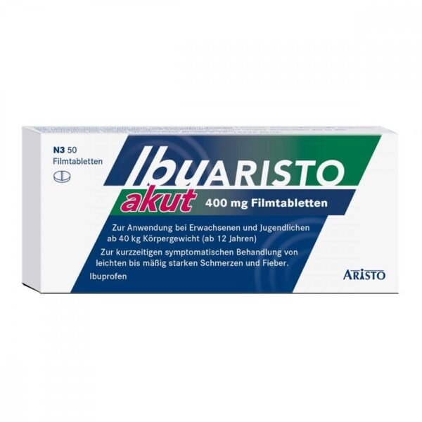 IbuARISTO® acute has anti-inflammatory, antipyretic and analgesic properties.