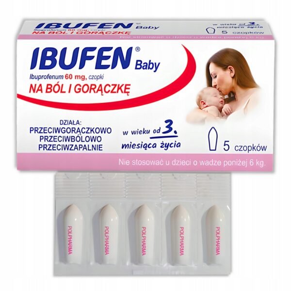 Ibufen Baby suppositories are an antipyretic, anti-inflammatory and analgesic agent.