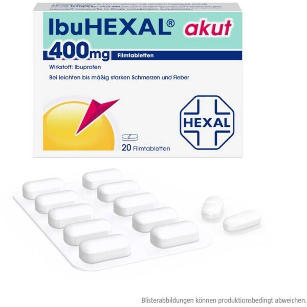 IbuHEXAL® acute has analgesic, antipyretic, anti-inflammatory properties.