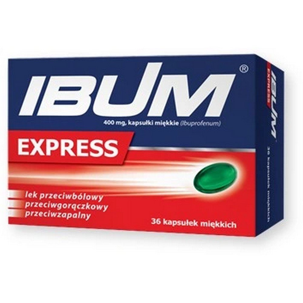 IBUM EXPRESS 400MG 36 CAPSULES