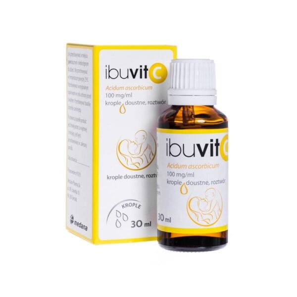 Ibuvit C drops is a preparation containing ascorbic acid (also known as ascorbic acid) recommended for infants and children to prevent and treat vitamin C deficiency conditions.
