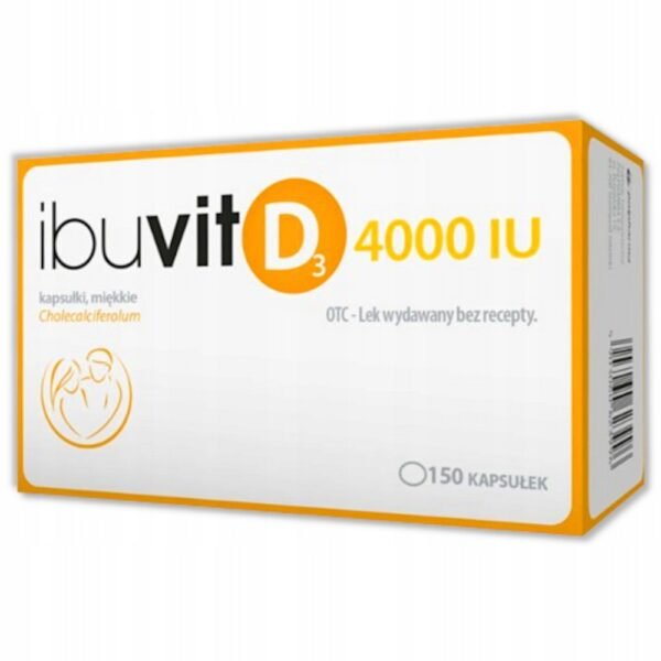 Ibuvit D 4000 IU (international units) contains cholecalciferol, a substance similar to vitamin D, produced in the human body under the influence of solar radiation.