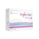 Inofem Duo is a dietary supplement for women that helps maintain hormonal balance.