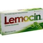Lemocin for temporary supportive treatment of painful inflammations of the mucous membrane of the mouth and throat.
