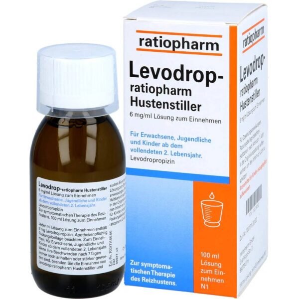 Levodrop-ratiopharm is used for the symptomatic treatment of dry cough (unproductive cough).