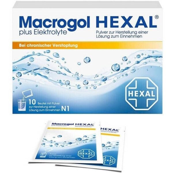 Macrogol softens the stool and makes it easier to pass.