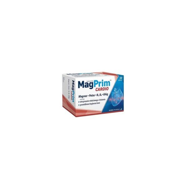 MAGPRIM Cardio is a drug for people who are concerned about maintaining proper blood pressure and proper circulation, but also feel tired and fatigued.