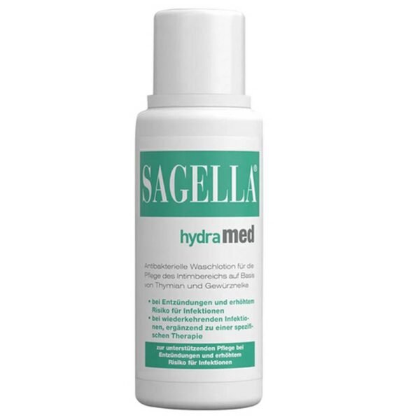 Sagella Hydramed medical lotion for washing the genital area.